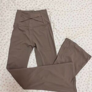 Brown High-Waisted Yoga Pants
